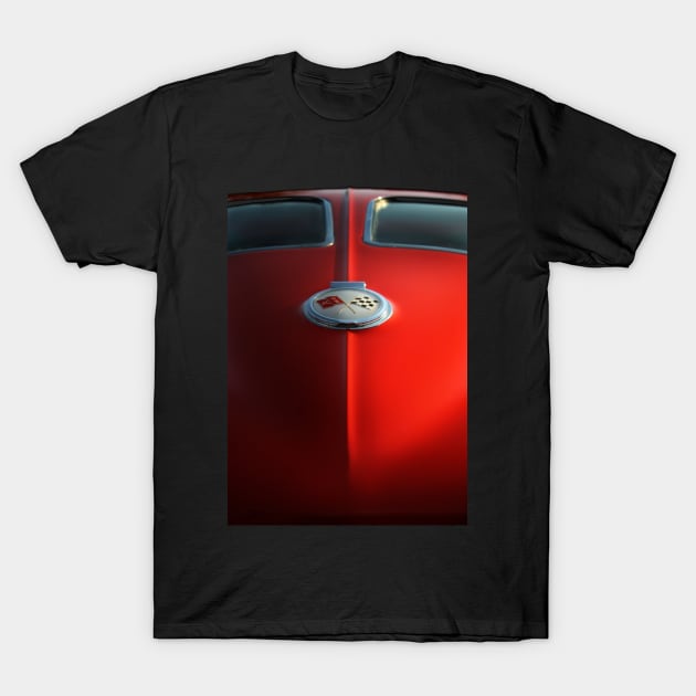 1963 Corvette Sting Ray detail - 1 T-Shirt by mal_photography